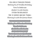 Spellbinders BetterPress Press Plate & Die Set - Cuckoo Cottage Sentiments, BP-317