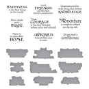 Spellbinders BetterPress Press Plate & Die - Wonder of Oz Sentiments, BP-331