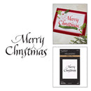 Spellbinders - Upright Italic Holiday Sentiments Press + Foil Bundle, BD-1097