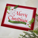Spellbinders - Upright Italic Holiday Sentiments Press + Foil Bundle, BD-1097