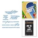Spellbinders Press + Foil Plate & Die Set - Meowy Christmas Sentiments, BP-385 Yana