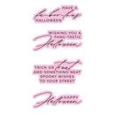 Spellbinders Press + Foil Plate & Die Set - Happy Halloween Sentiments, BP-381 Yana