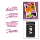 Spellbinders Press + Foil Plate & Die Set - Happy Halloween Sentiments, BP-381 Yana