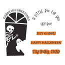 Spellbinders Press + Foil Plate & Die Set - Ghoulish Greetings, BP-384