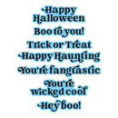 Spellbinders Press + Foil Plate & Die Set - Spooky Sentiments, BP-387 Simon Hurley