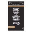 Spellbinders Press + Foil Plate & Die Set - Joyful Christmas Sentiments, BP-389 Simon H