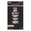 Spellbinders Press + Foil Plate & Die Set - Must-Have Sentiments, BP-390 Simon