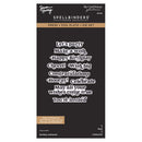 Spellbinders Press + Foil Plate & Die Set - Birthday Sentiments, BP-392 Simon