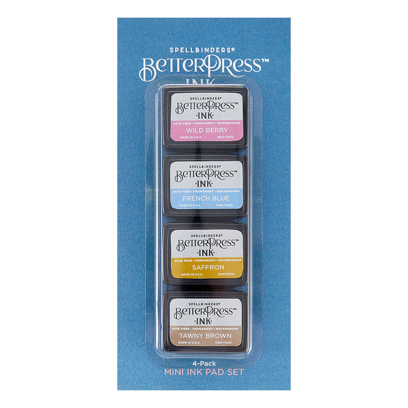 Spellbinders BetterPress Ink Mini Set - Nature Tones, BPI-002