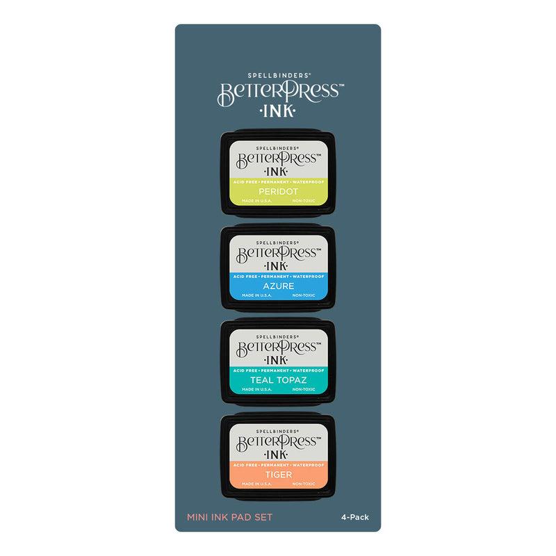 Spellbinders - BetterPress Ink Mini Set - Tropical BPI-022