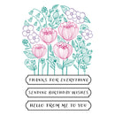 Spellbinders BetterPress Press Plates - Blooming Garden, BPR-002