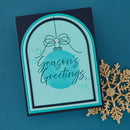 Spellbinders Registration Press + Foil Plate - Tied With Cheer BPR-051