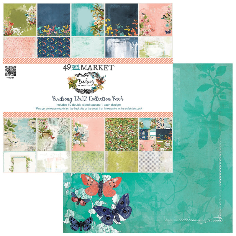 49 & Market Collection Pack 12x12 - Birdsong, BSK-29284