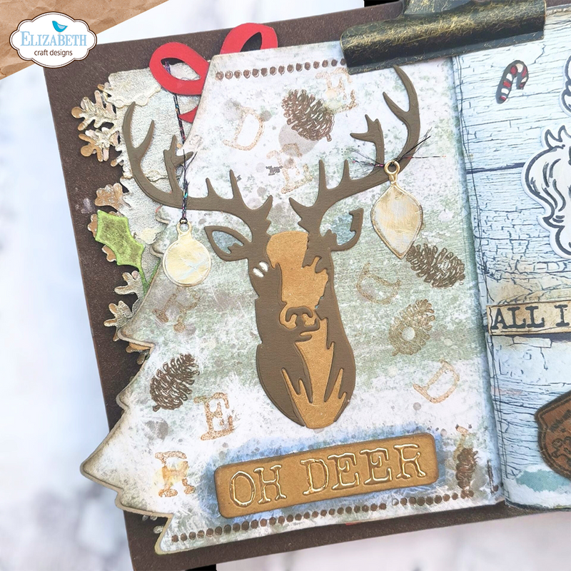 Elizabeth Craft Designs 12x12 Paper Pack - Rustic Winter, C013