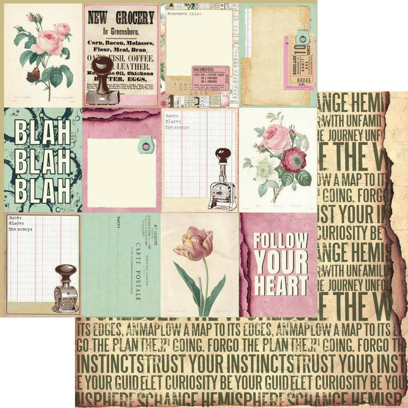 Elizabeth Craft Designs 12x12 Paper Pack - Petal Pink, C016