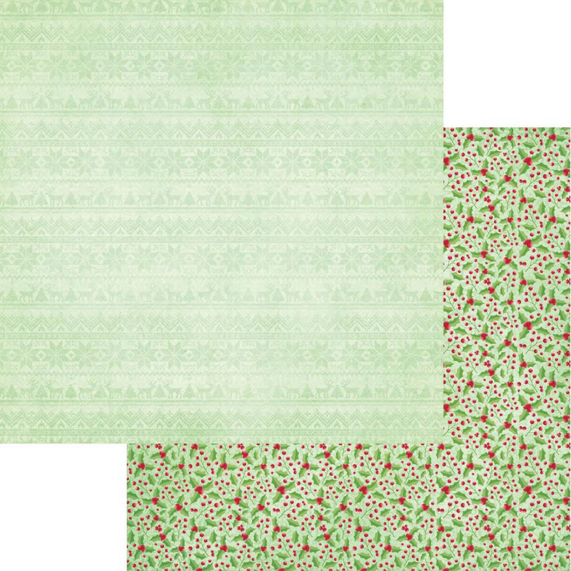 Elizabeth Craft Designs 12x12 Paper Pack- Holly Jolly Christmas, C018