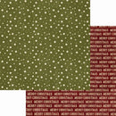 Elizabeth Craft Designs 12x12 Paper Pack - Christmas Field Notes, C020