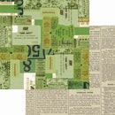Elizabeth Craft Designs 12x12 Paper Pack - Christmas Field Notes, C020