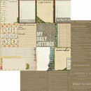 Elizabeth Craft Designs 12x12 Paper Pack - Christmas Field Notes, C020