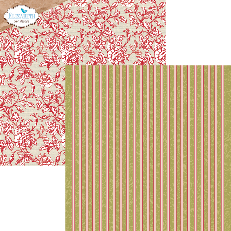 Elizabeth Craft Designs 12x12 Paper Pack- Harmonious Hodgepodge, C024