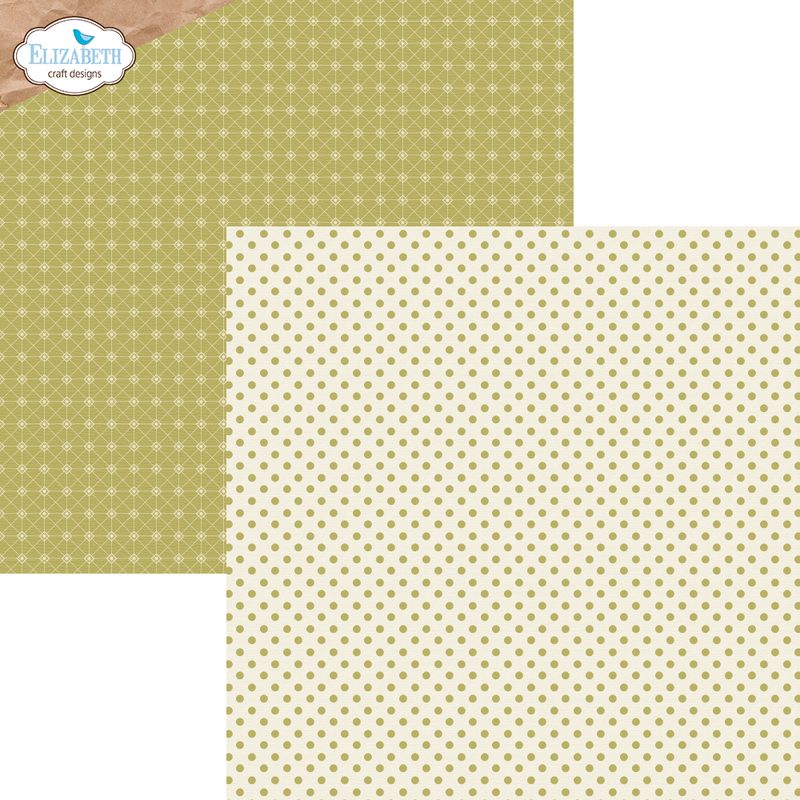 Elizabeth Craft Designs 12x12 Paper Pack- Harmonious Hodgepodge, C024