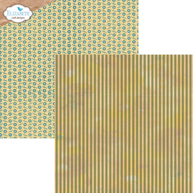 Elizabeth Craft Designs 12x12 Paper Pack - Beautiful Bounty, C028 by: Annette Green