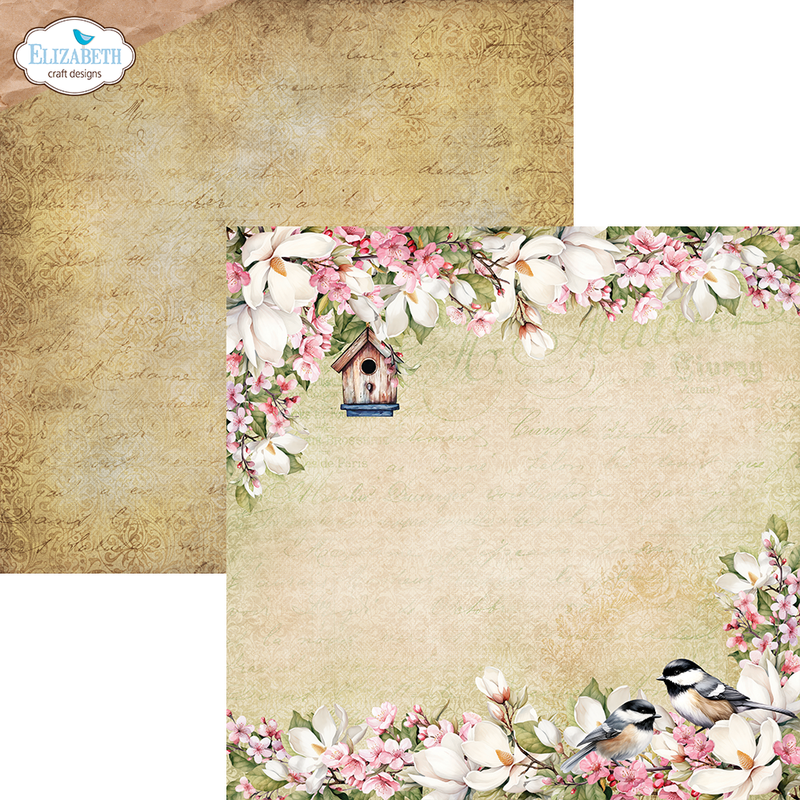 Elizabeth Craft Designs 12x12 Paper Pack - Spring Blossom, C031