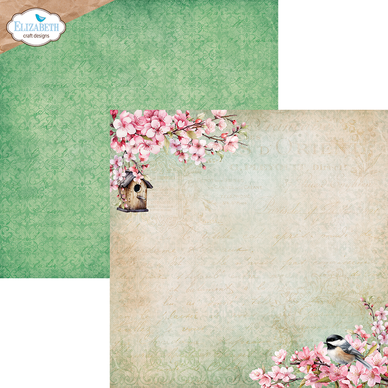Elizabeth Craft Designs 12x12 Paper Pack - Spring Blossom, C031