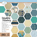 Elizabeth Craft Designs 12x12 Paper Pack- Delightful Discovery, C041
