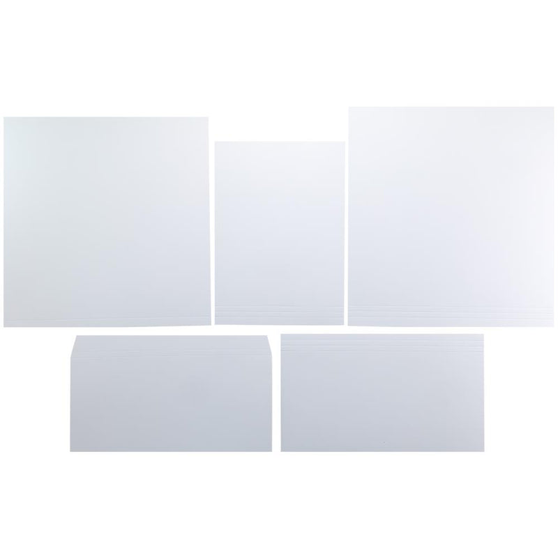 49 And Market Create-An-Album Foundation Inserts 12"X12" - White, CAA-30747