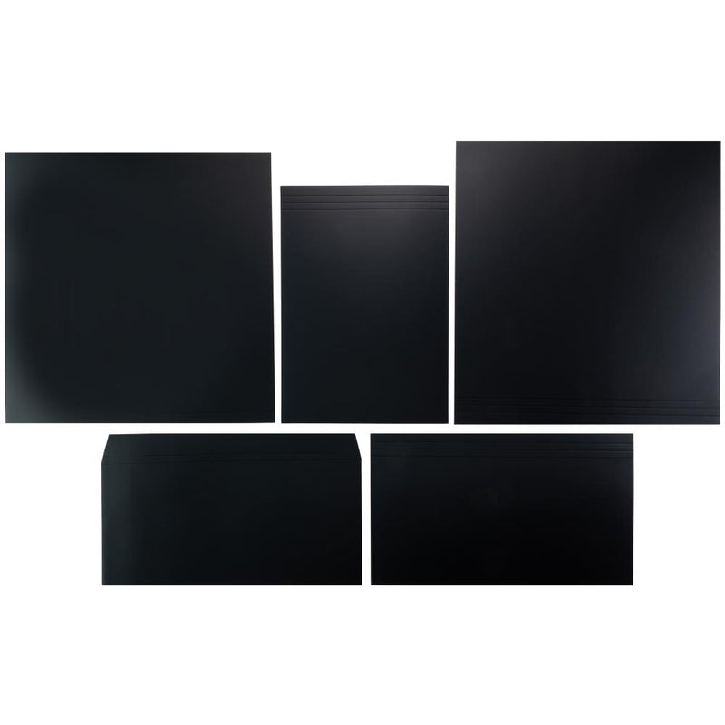 49 And Market Create-An-Album Foundation Inserts 12"X12" - Black, CAA-30754