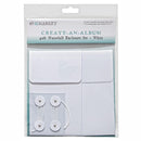 49 And Market Create-An-Album Waterfall Enclosure Set 4X6 - White, CAA23916
