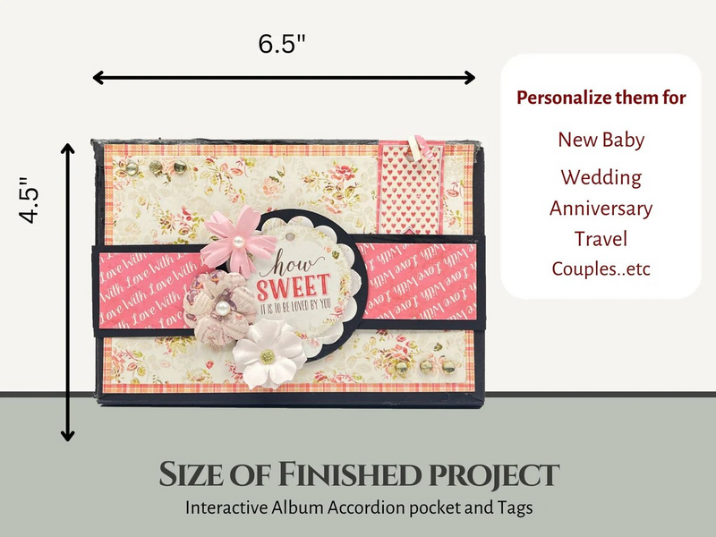 CrafTreat Scrapbook Blank Precut Album Base - Expanding Folio - White, CAB032