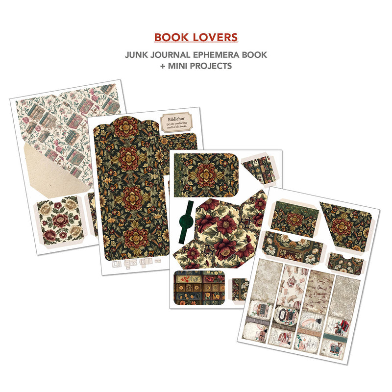 Ciao Bella - Book Lovers- Junk Journal & Ephemera Book A4 32/Pg, CBB005