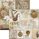 Ciao Bella 8x8 Paper Pad 12Pc - Cabinet of Curiosities, CBH085