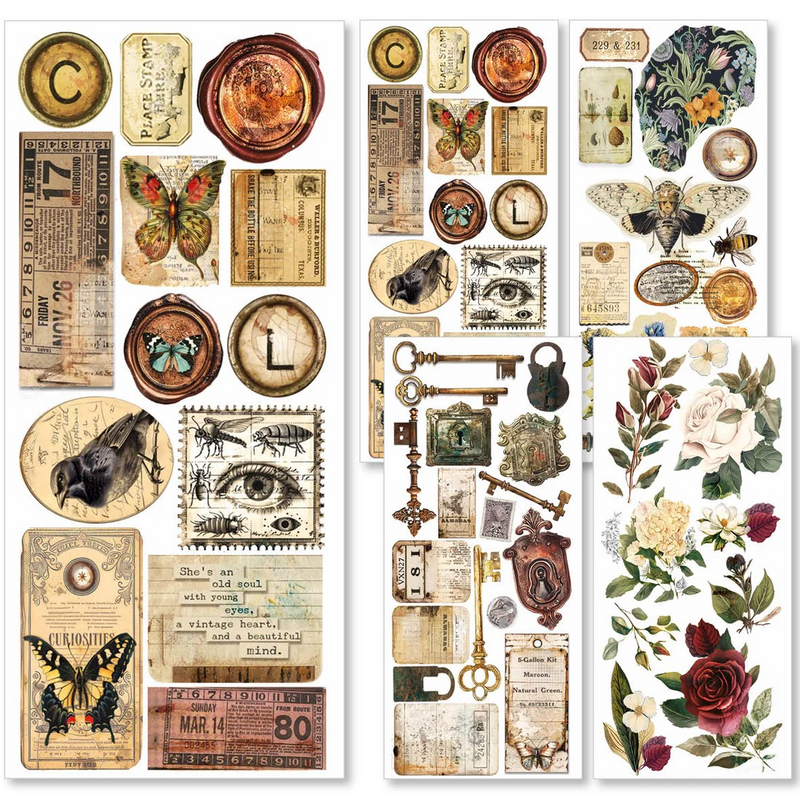 Ciao Bella Transparent Adhesive Sheets 5Pc - Cabinet of Curiosities, CBI001