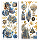 Ciao Bella Transparent Adhesive Sheets 5Pc - Celestial, CBI003