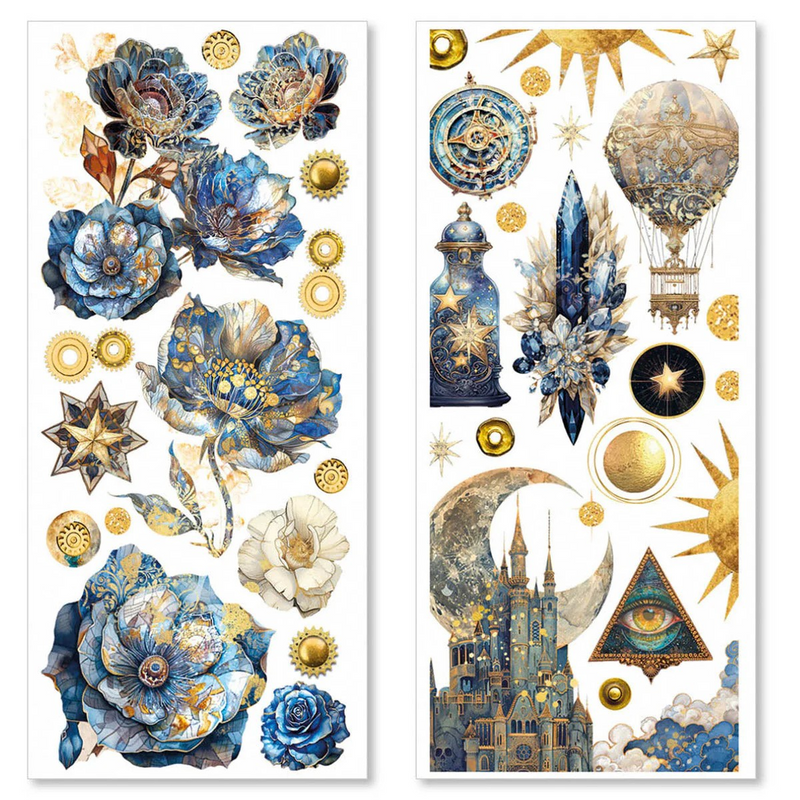 Ciao Bella Transparent Adhesive Sheets 5Pc - Celestial, CBI003