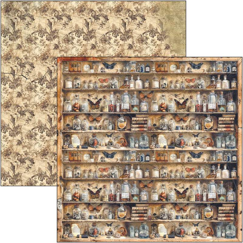 Coming Soon - Ciao Bella 12x12 Paper Pad 12Pc - Cabinet of Curiosities, CBPM085
