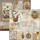 Ciao Bella 12x12 Paper Pad 12Pc - Cabinet of Curiosities, CBPM085
