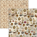 Ciao Bella 12x12 Paper Pad 12Pc - Cabinet of Curiosities, CBPM085