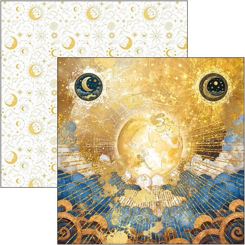 Ciao Bella 12x12 Paper Pad 12Pc - Celestial, CBPM087