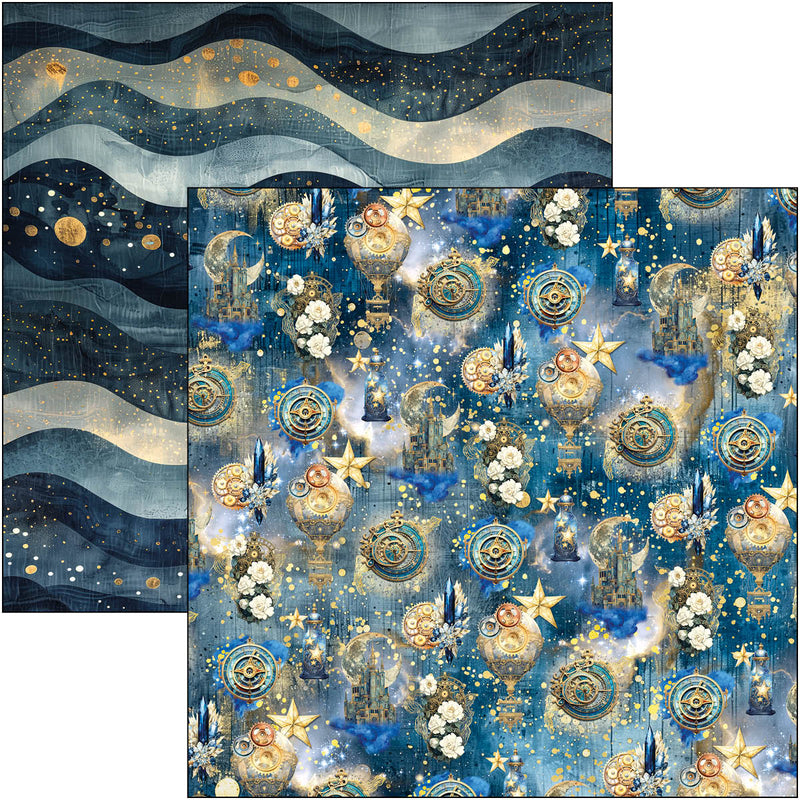Ciao Bella 12x12 Paper Pad 12Pc - Celestial, CBPM087