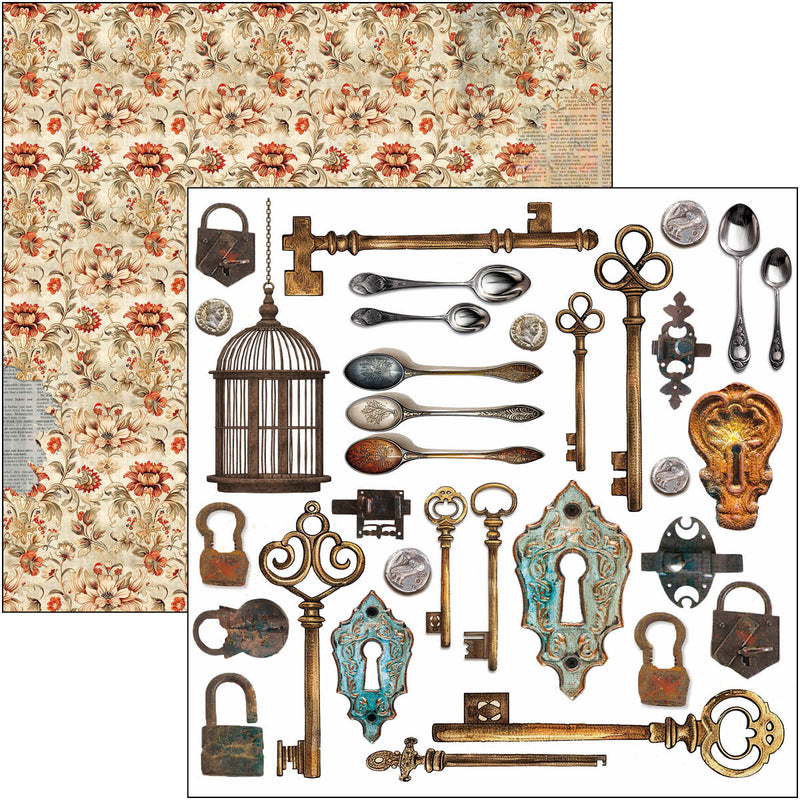 Ciao Bella 6x6 Fussy Cut Pad 24Pc - Cabinet of Curiosities, CBQE085