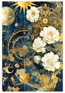 Ciao Bella A4 Rice Papers Mixed 4pc - Celestial, CBRA003