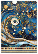 Ciao Bella A4 Rice Papers Mixed 4pc - Celestial, CBRA003