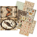 Ciao Bella A5 Rice Papers 8pc - Cabinet of Curiosities - Mixed, CBRS003