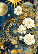 Ciao Bella A5 Rice Papers Mixed 8pc - Celestial, CBRS012