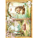 Ciao Bella A5 Rice Papers Mixed 8pc - Woodland Party, CBRS016