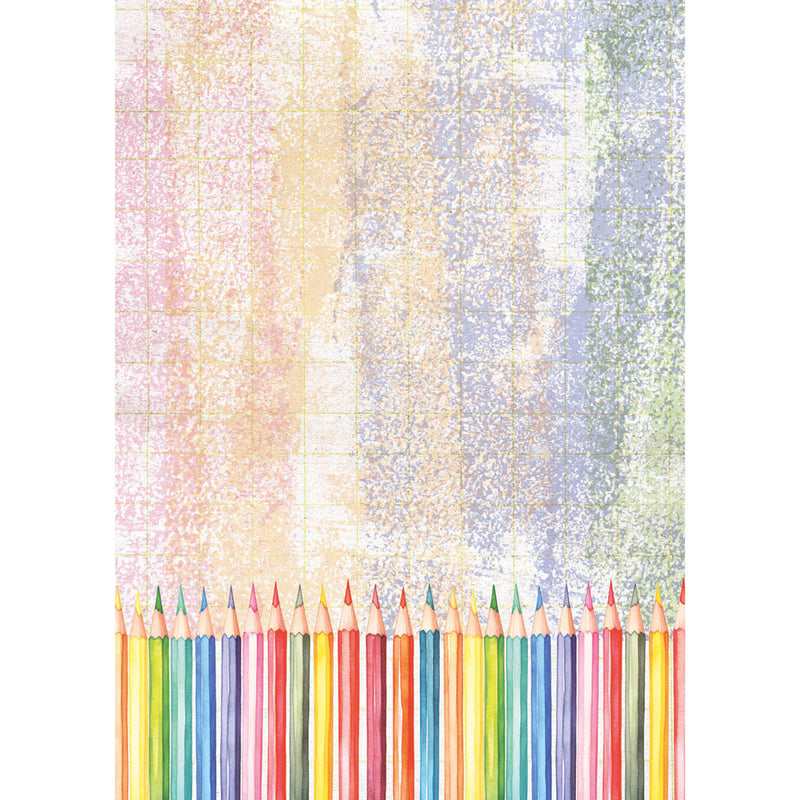 Ciao Bella A5 Rice Papers Mixed 8pc - Back to School, CBRS018
